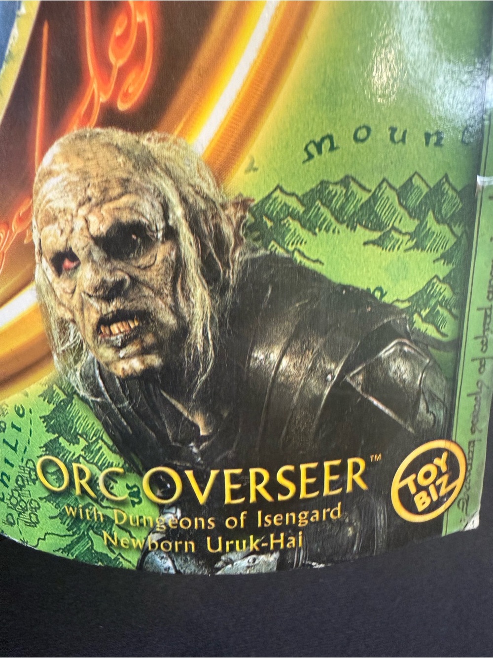2001 Toy Biz LOTR Orc Overseer & Newborn Uruk-Hai Figure Sealed